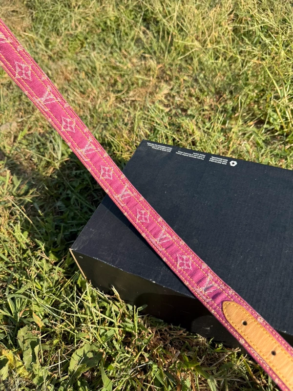 Cintura Louis Vuitton 2006 denim fucsia