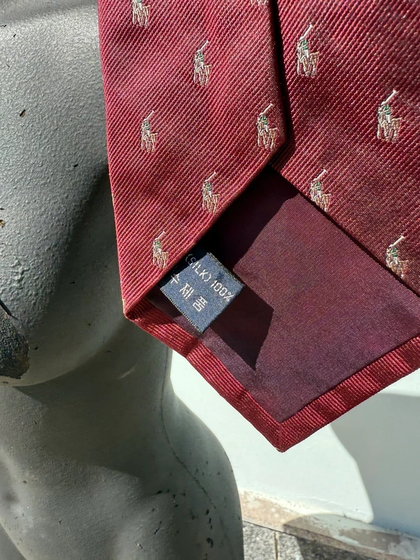 Cravatta Ralph Lauren Cavallino logo nuovo