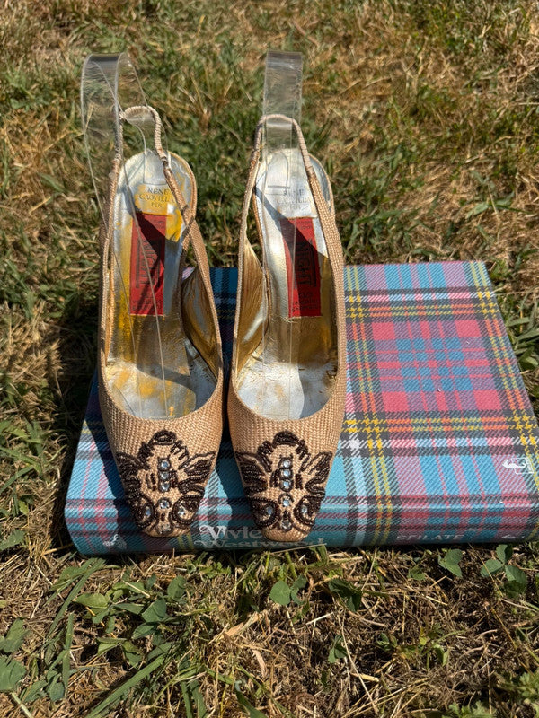 Tacchi Slingback Rene Caovilla X Valentino
