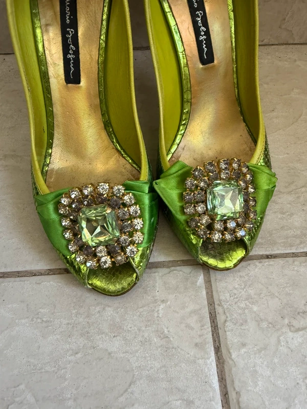 Set scarpe + borsa Mario Bologna in pitone 🐍