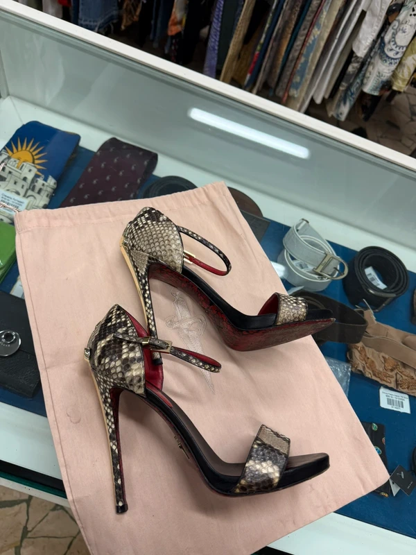 Cesare Paciotti Dagger Heels Lady Blade versione pitone