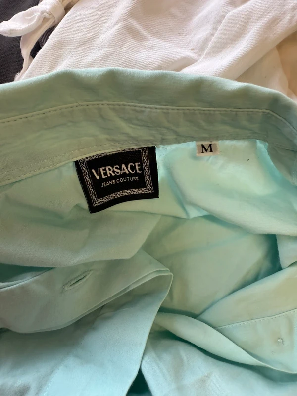 Camicia uomo Versace anni 90 azzurra
