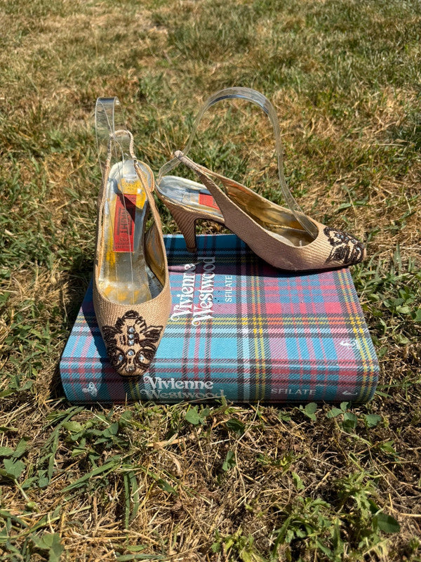 Tacchi Slingback Rene Caovilla X Valentino