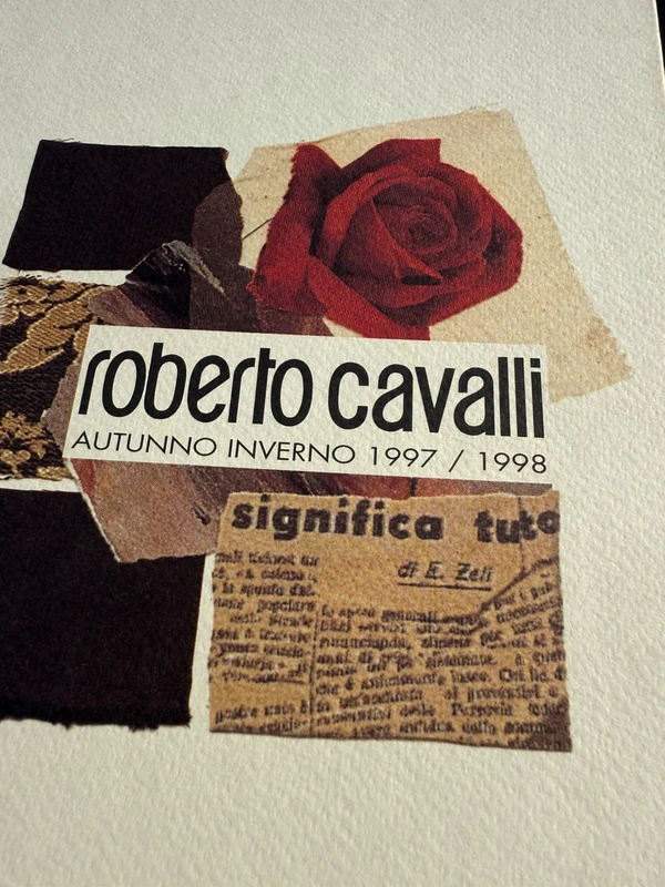 Lookbook fotogragico Roberto Cavalli FW1997