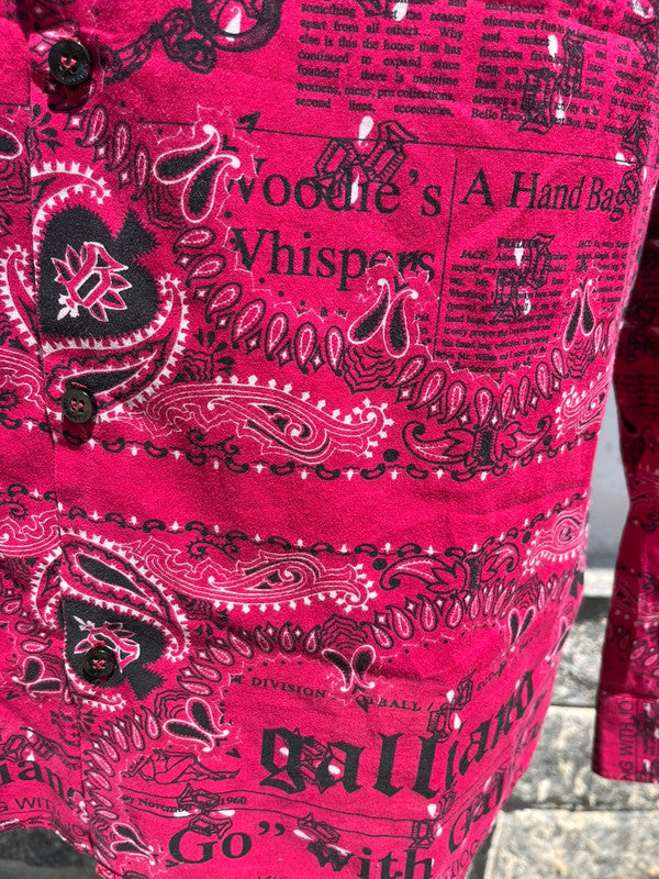 Camicia John Galliano bandana gazette