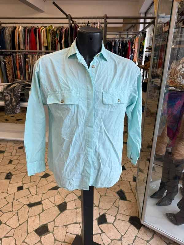 Camicia uomo Versace anni 90 azzurra