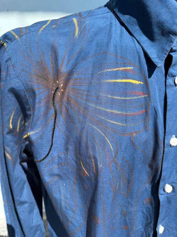 Camicie Roberto Cavalli da uomo con ricami e dipinta a mano