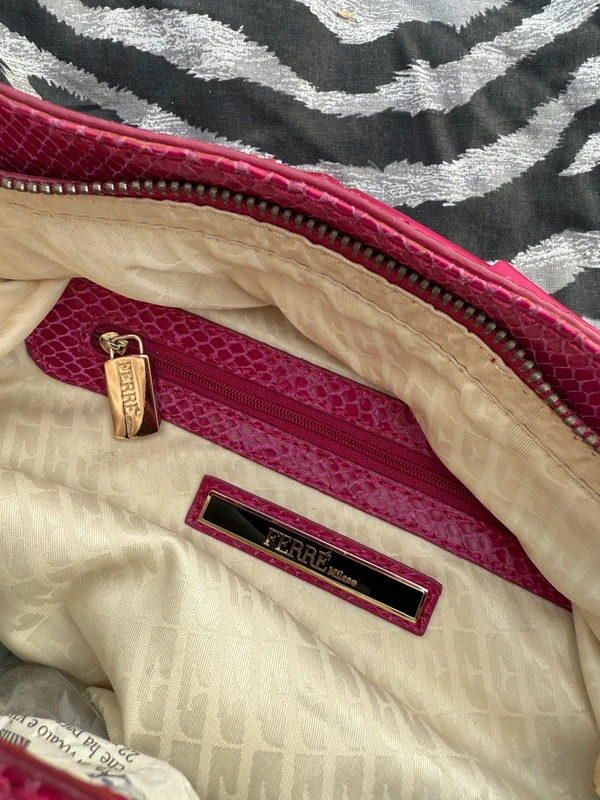 Borsa Gianfranco Ferrè in pelle e nylon