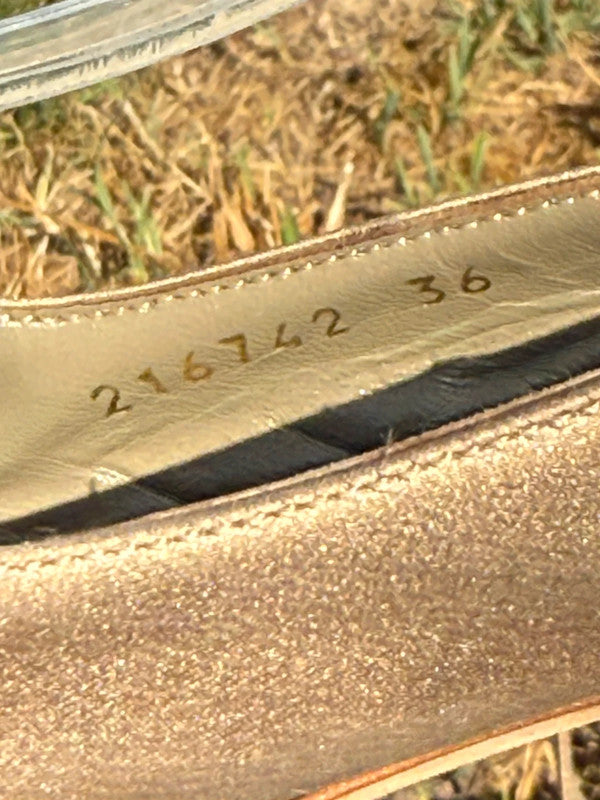Tacchi Slingback Gucci bambù Swarovski