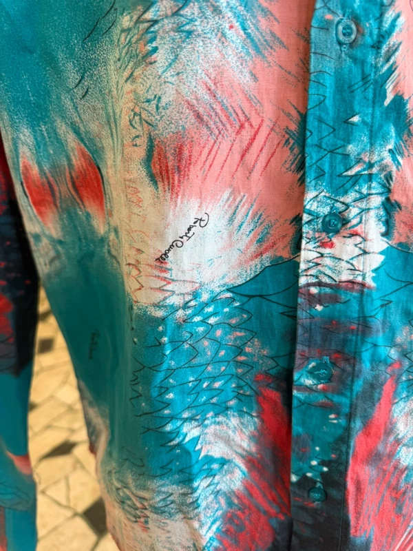 Camicia Roberto Cavalli uomo fine anno 90 pesce