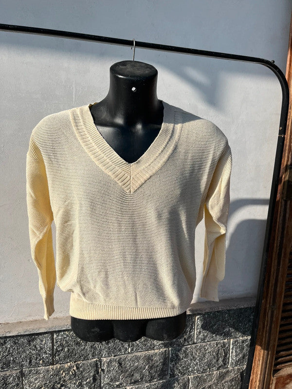 Pullover V estivo crochet