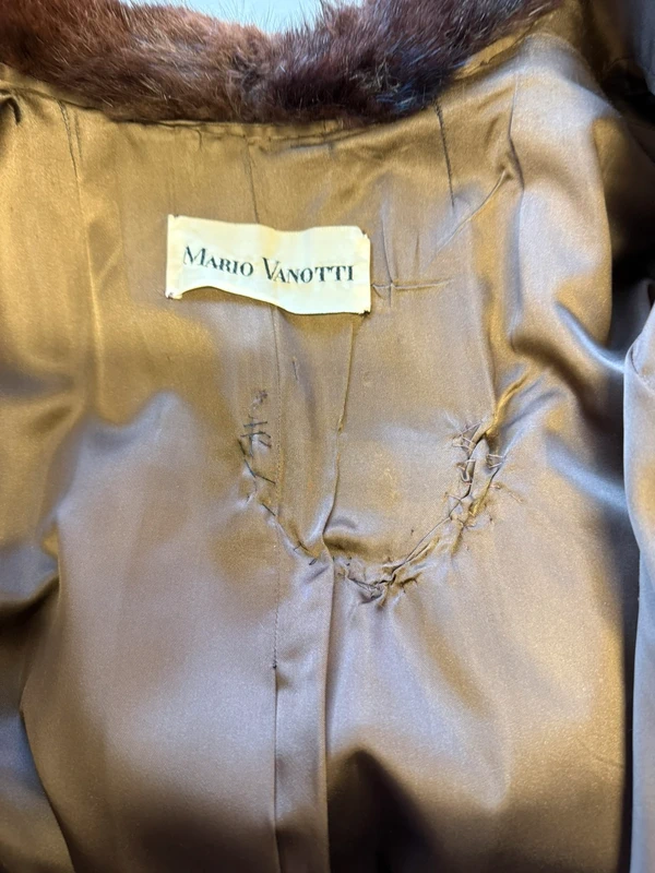 Pelliccia marmotta marrone