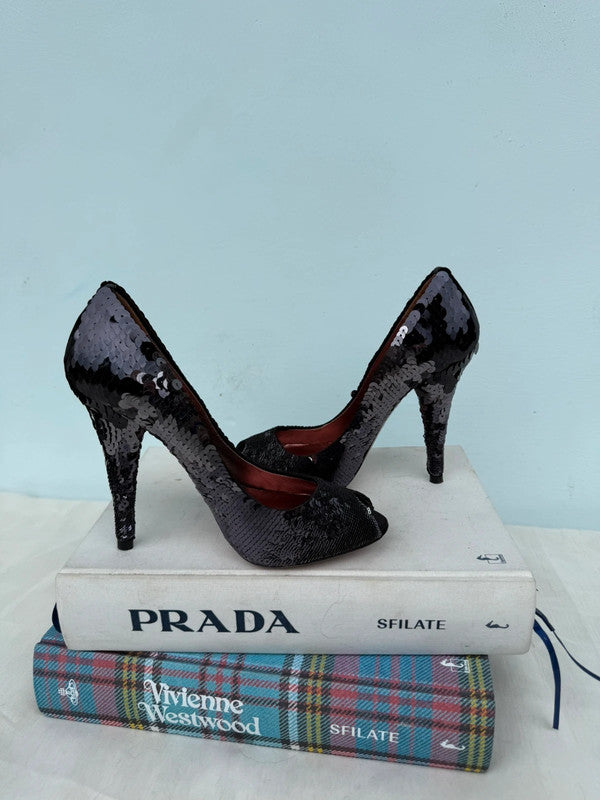 Tacchi MiuMiu paillettes nuove
