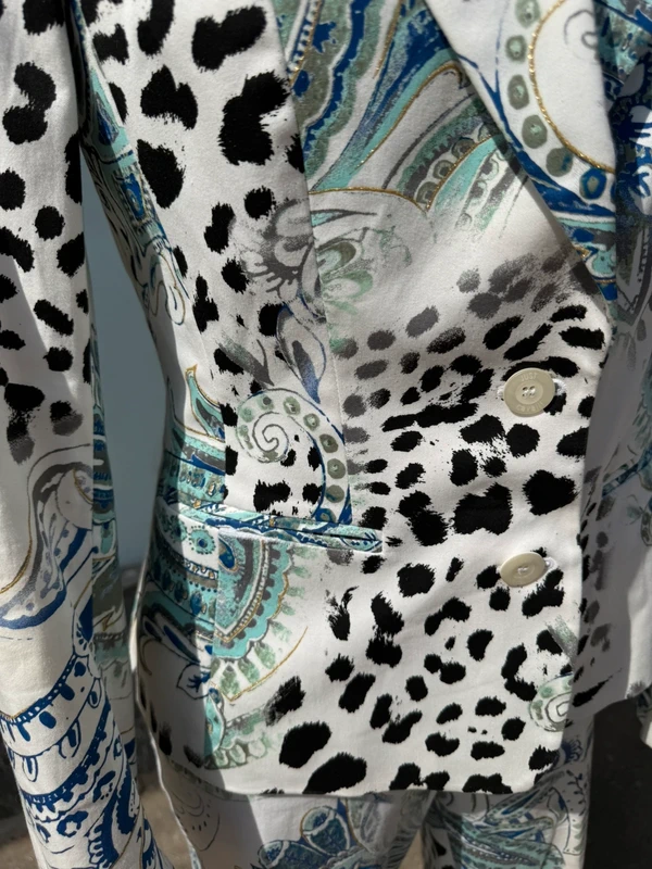Completo giacca pantalone Roberto Cavalli SS2005