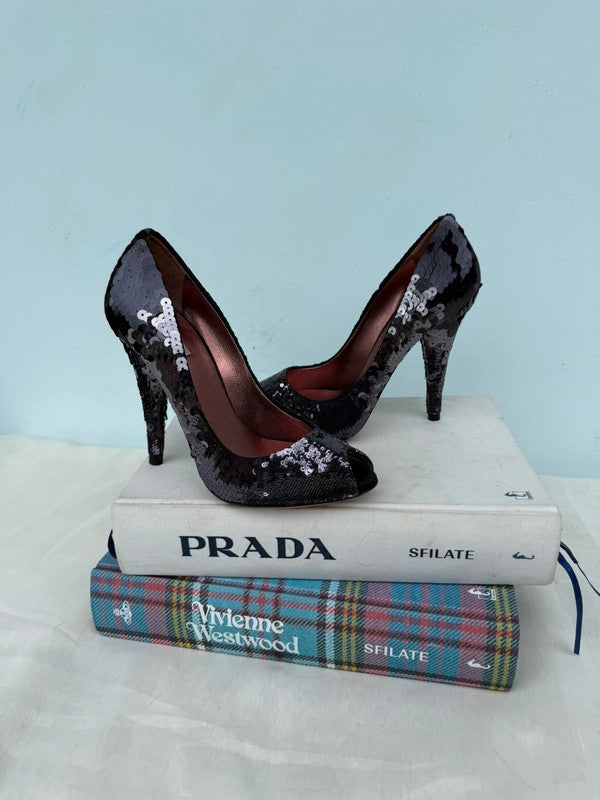 Tacchi MiuMiu paillettes nuove