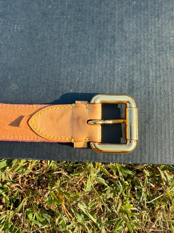 Cintura Louis Vuitton 2006 denim fucsia