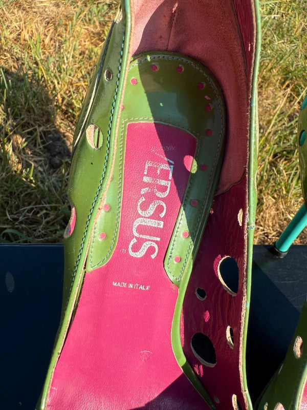 Tacchi décolleté Versus Versace traforati 90”