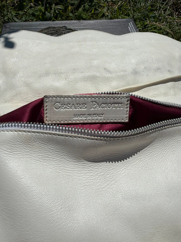 Borsa spalla Cesare Paciotti 2000” ricamata a mano