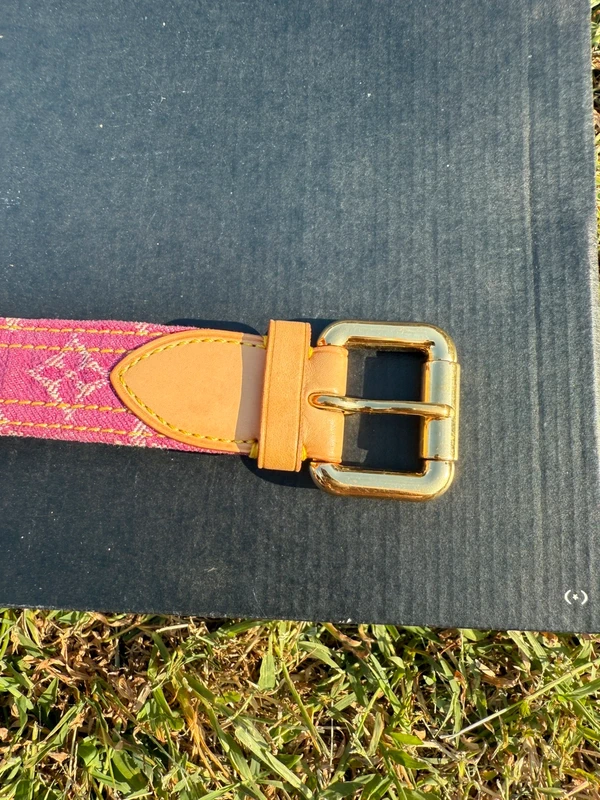 Cintura Louis Vuitton 2006 denim fucsia