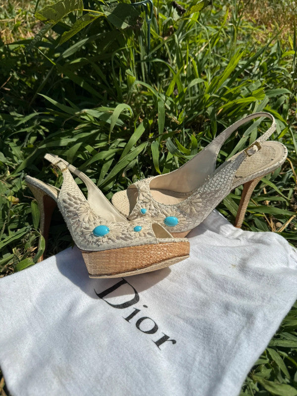 Sandali con tacco Slingback Dior SS2005