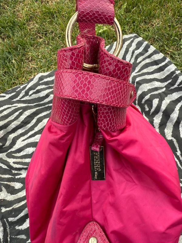 Borsa Gianfranco Ferrè in pelle e nylon