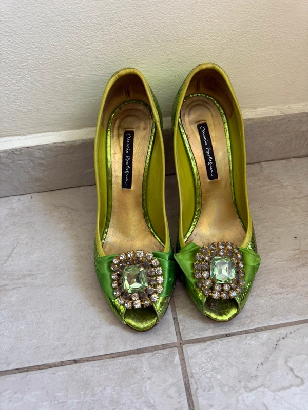 Set scarpe + borsa Mario Bologna in pitone 🐍