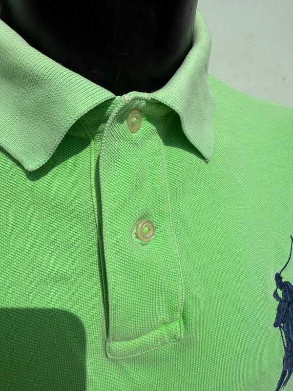 Polo uomo Ralph Lauren verde cavallo grande e toppa 3