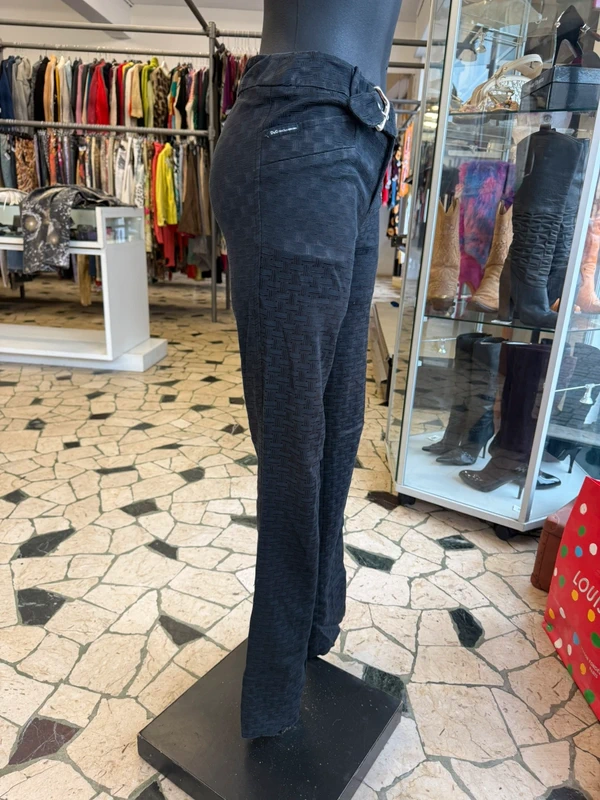 Pantalone Dolce & Gabbana broccato con cintura incorporata
