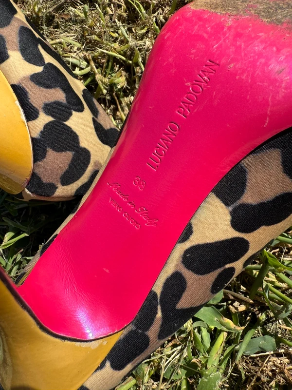 Tacchi décolleté Luciano Padovan leopardato