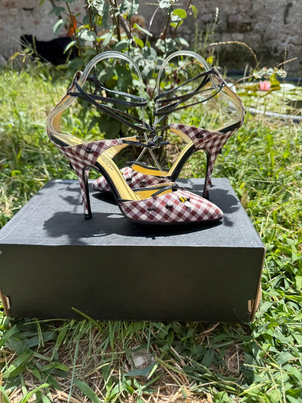 Sandali con tacco Dsquared2 insetti