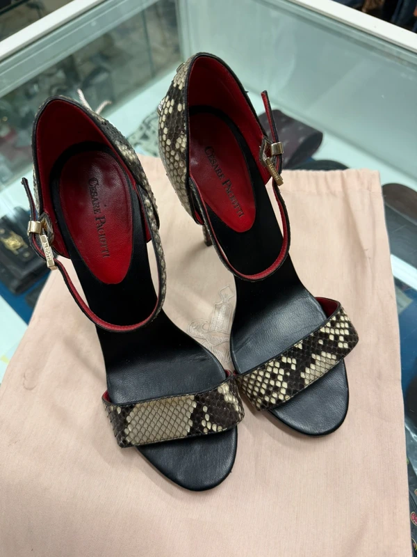 Cesare Paciotti Dagger Heels Lady Blade versione pitone