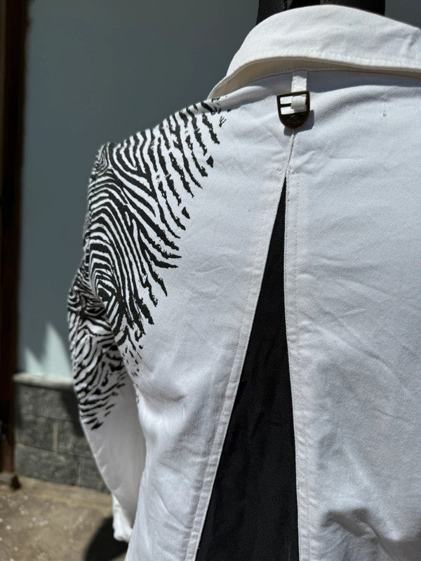 Completo Roberto Cavalli giacca pantalone impronta digitale