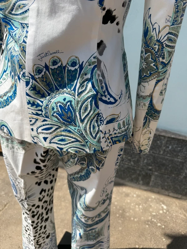 Completo giacca pantalone Roberto Cavalli SS2005