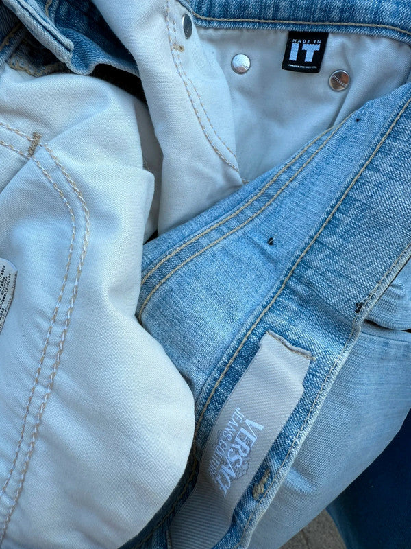 Jeans svasato Versace corallo