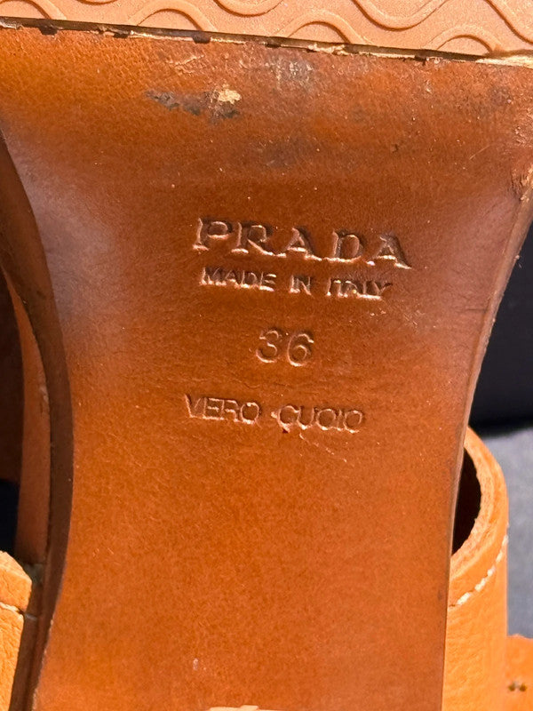 Sandalo Prada in pelle