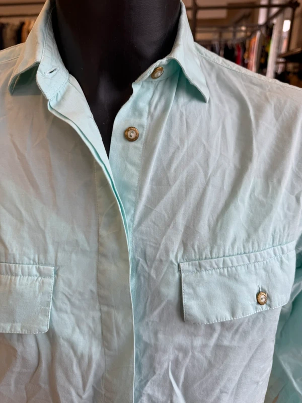 Camicia uomo Versace anni 90 azzurra