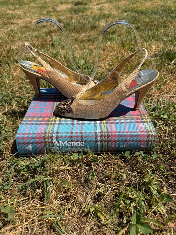 Tacchi Slingback Rene Caovilla X Valentino