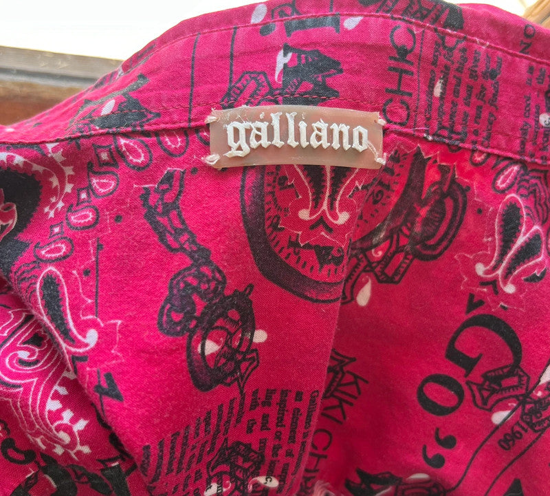 Camicia John Galliano bandana gazette