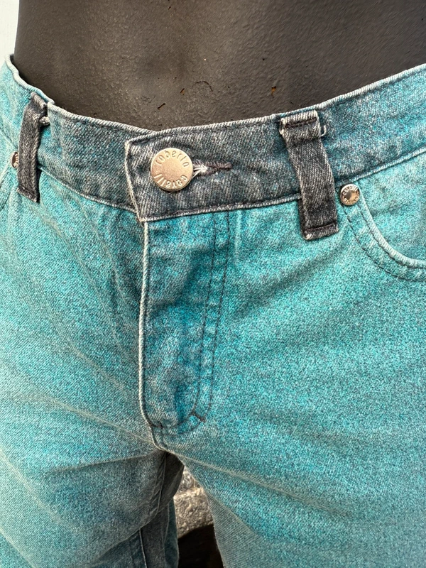 Jeans Roberto Cavalli FW2000 azzurro dégradé