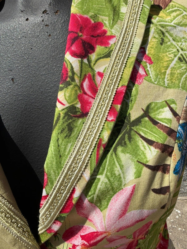 Completo giacca pantalone Roberto Cavalli aquile e fiori