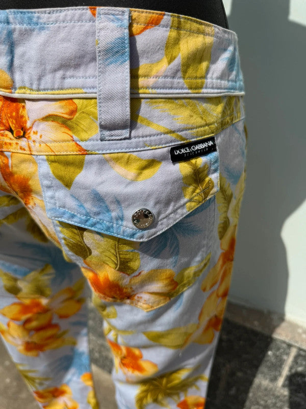 Pantaloni Capri Dolce&Gabbana Hawaii anni 2000 autenticati