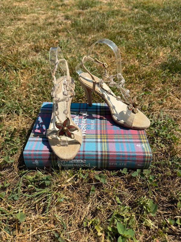 Sandalo gioiello fiore Salvatore Ferragamo