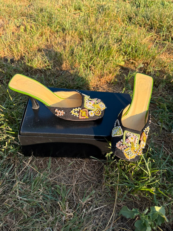 Sabot Fendi 90” ricamo