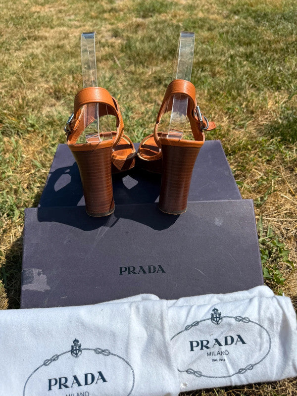 Sandalo Prada in pelle