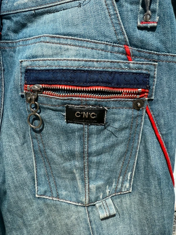Jeans uomo con inserito CNC Costume National