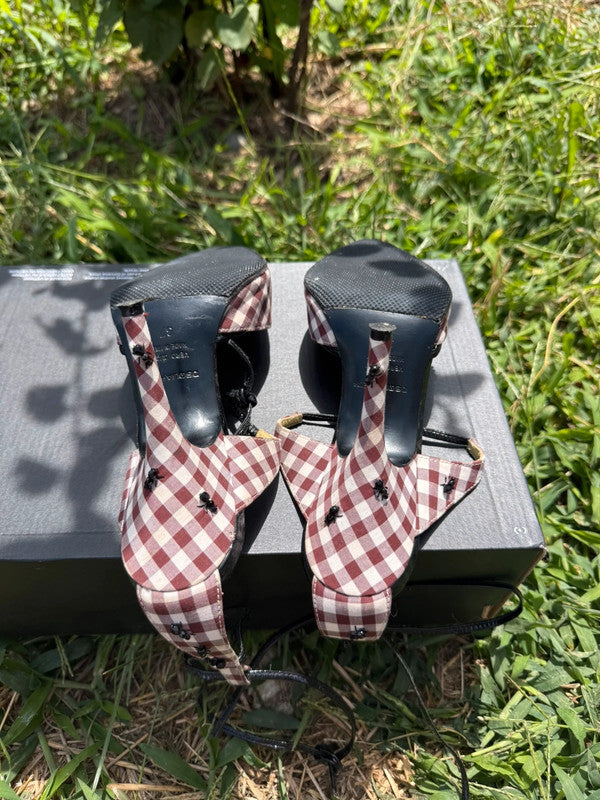 Sandali con tacco Dsquared2 insetti
