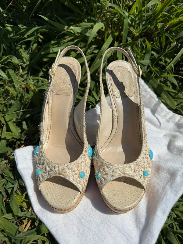 Sandali con tacco Slingback Dior SS2005