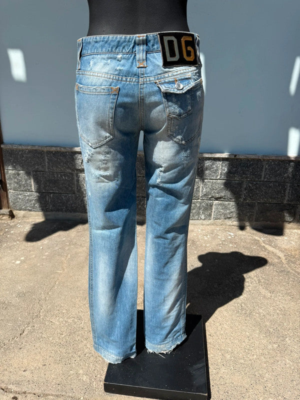 Jeans Dolce & Gabbana con effetto distrutto