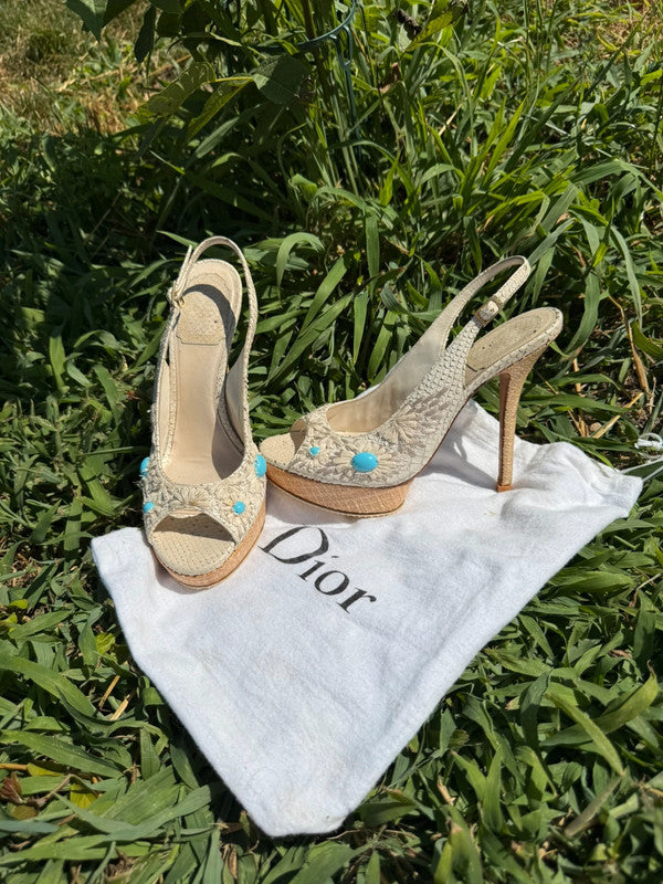 Sandali con tacco Slingback Dior SS2005