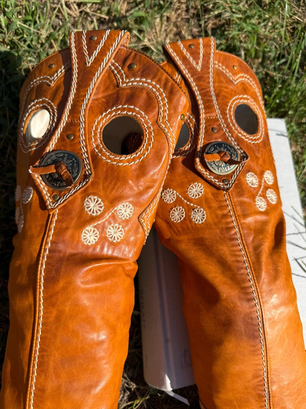 Stivali cowboy Christian Dior SS2006 Gaucho by Galliano